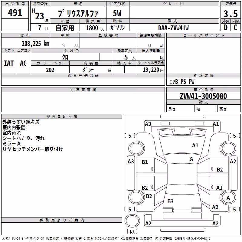 TOYOTA PRIUS ALPHA
