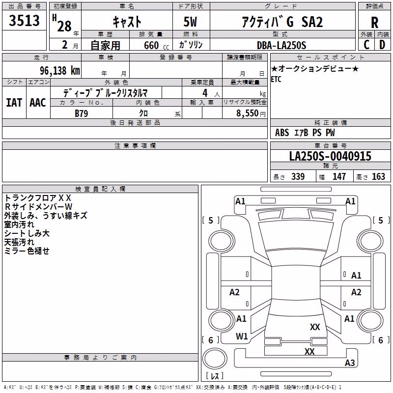 DAIHATSU CAST