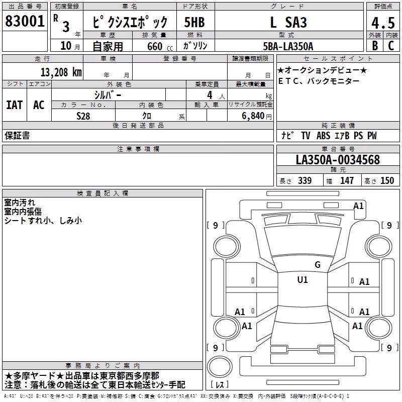 TOYOTA PIXIS EPOCH
