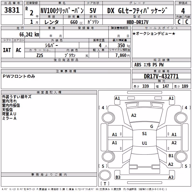 NISSAN NV100 CLIPPER