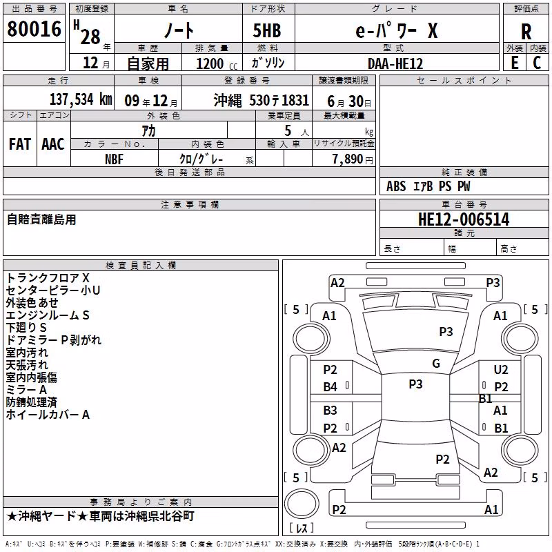 NISSAN NOTE