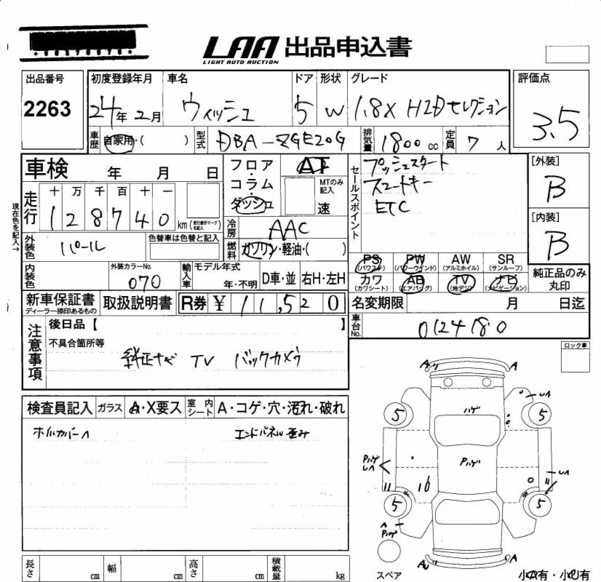 TOYOTA WISH