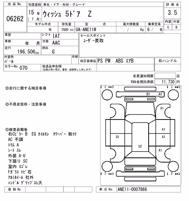 TOYOTA WISH