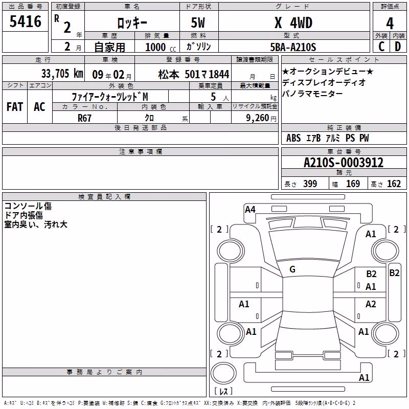 DAIHATSU ROCKY