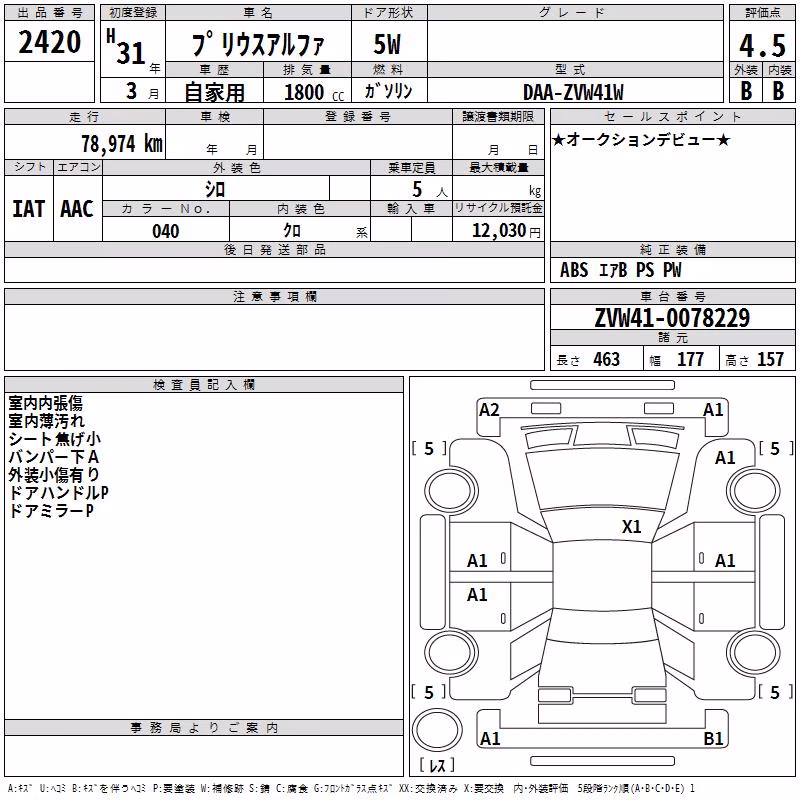 TOYOTA PRIUS ALPHA