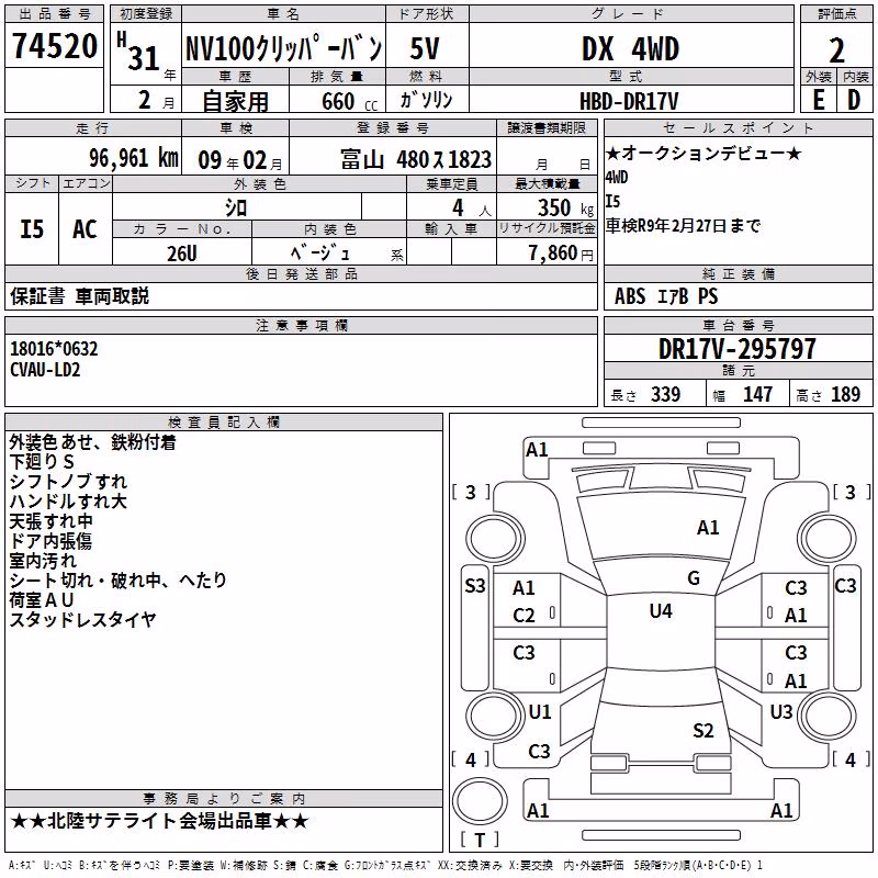 NISSAN NV100 CLIPPER