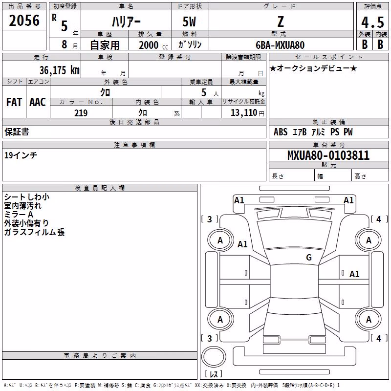 TOYOTA HARRIER