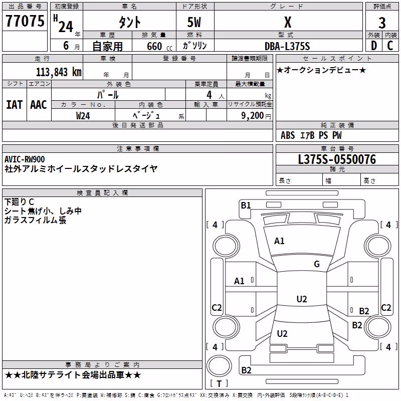 DAIHATSU TANTO
