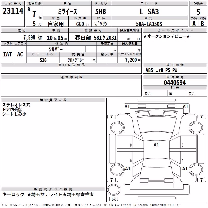 DAIHATSU MIRA E:S