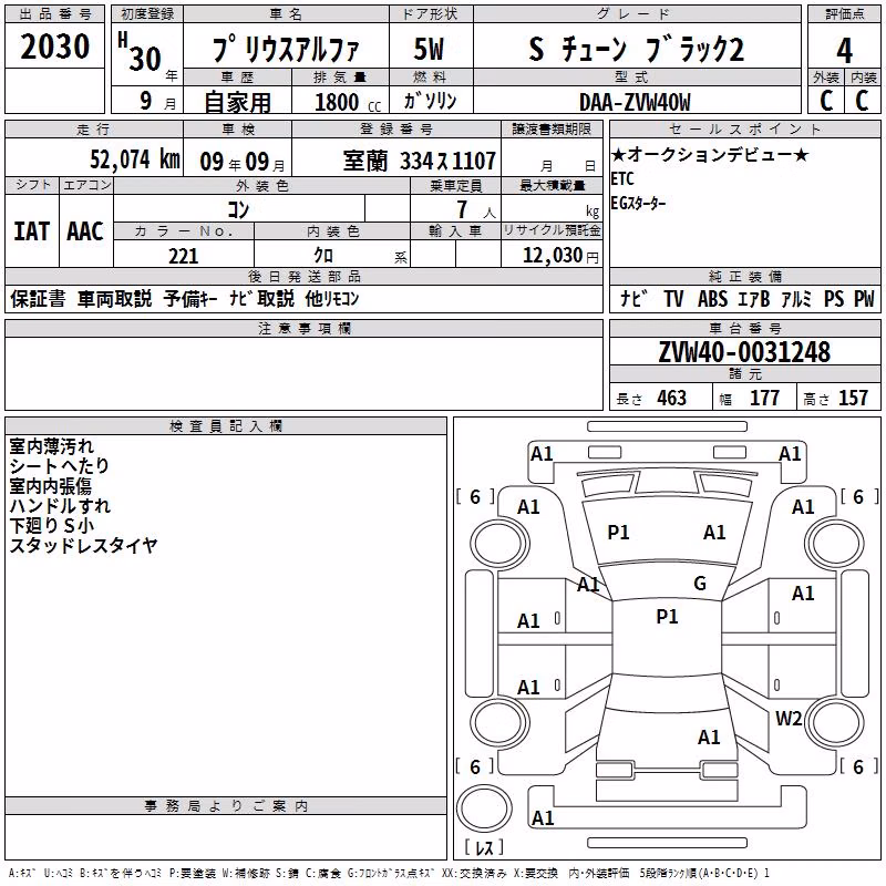 TOYOTA PRIUS ALPHA