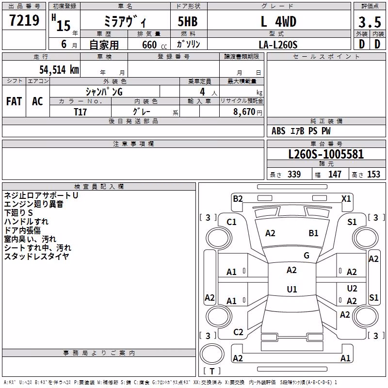 DAIHATSU MIRA AVY
