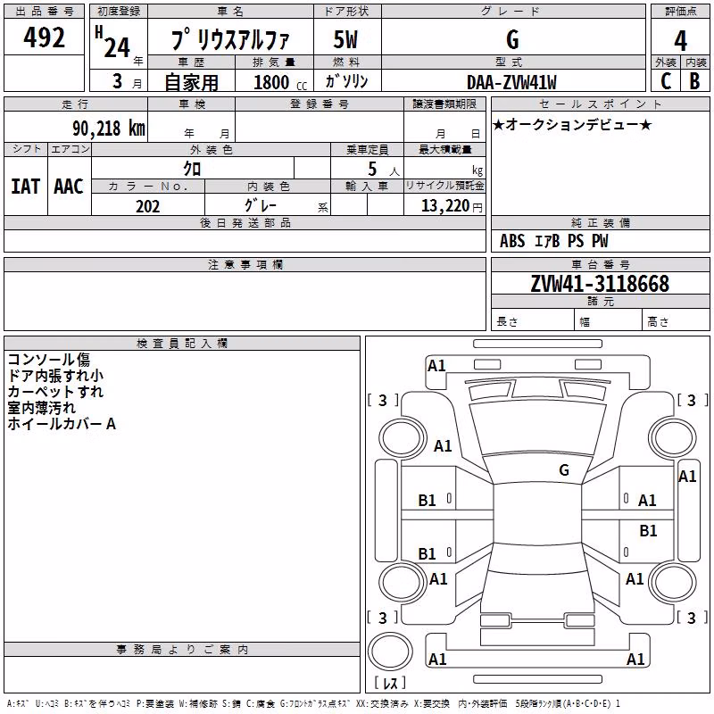 TOYOTA PRIUS ALPHA