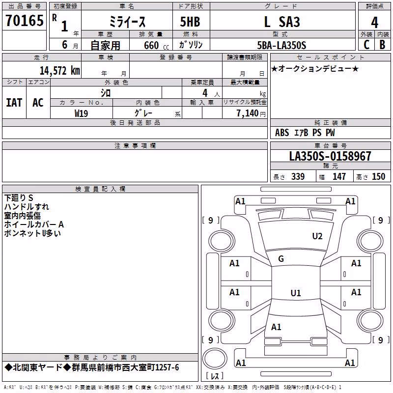 DAIHATSU MIRA E:S