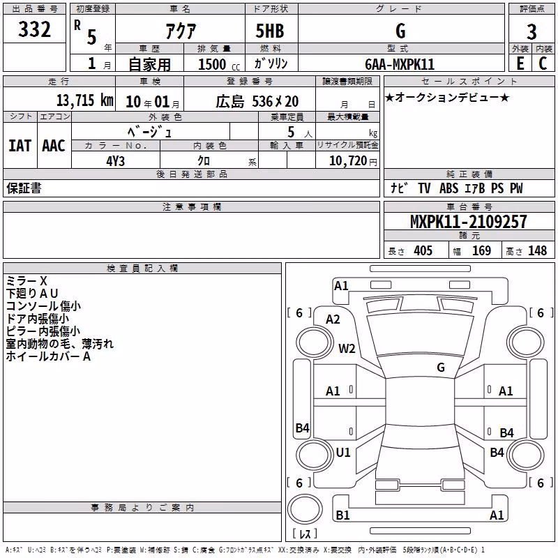 TOYOTA AQUA