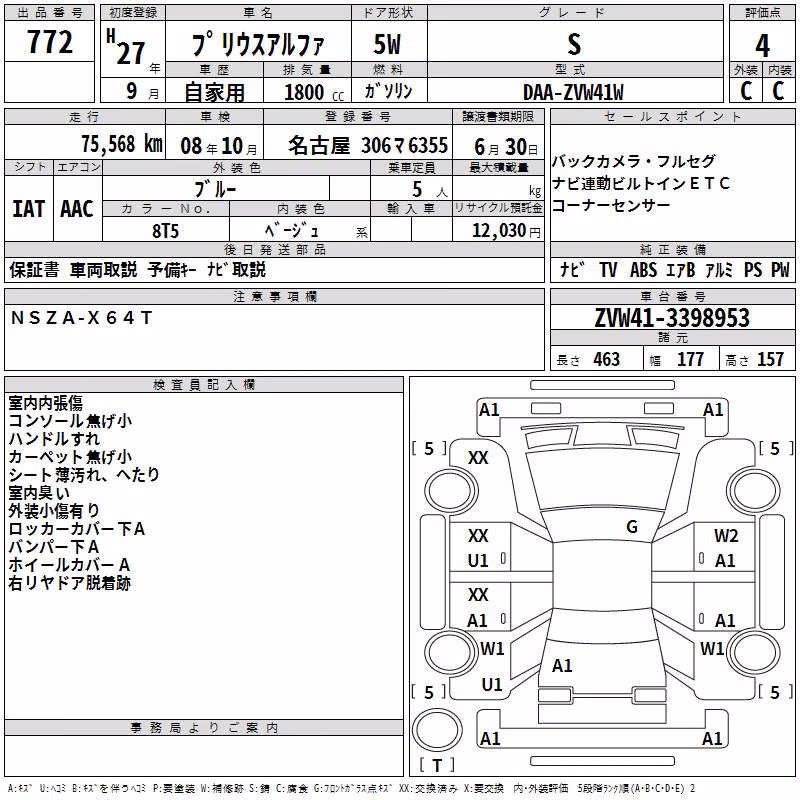 TOYOTA PRIUS ALPHA