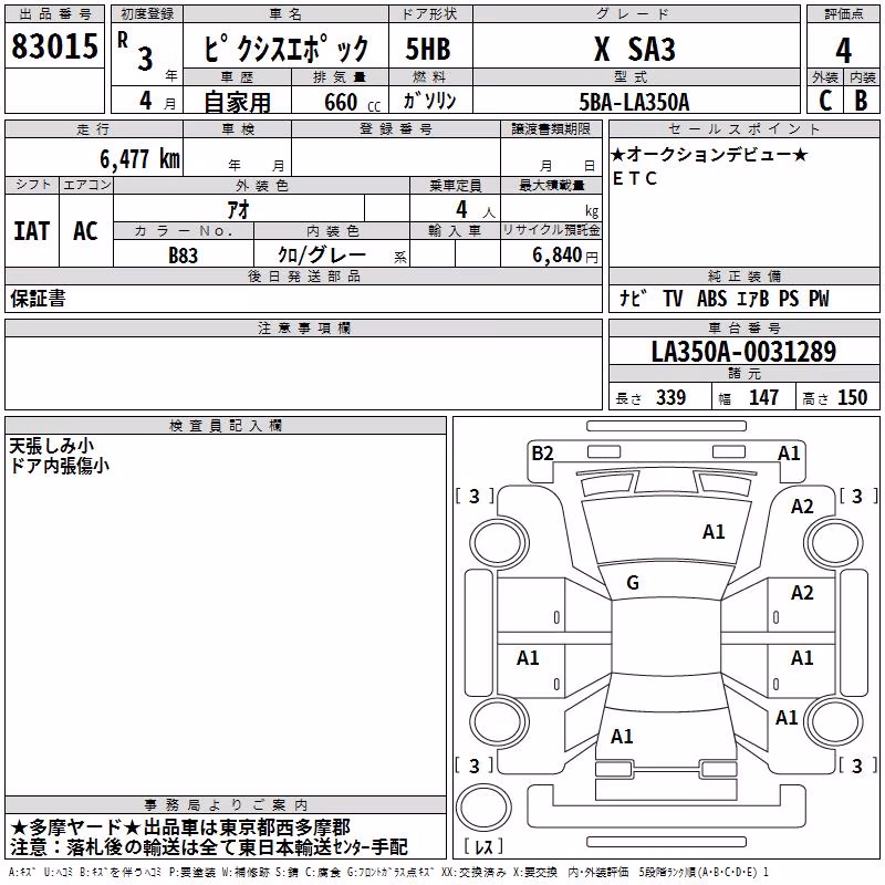 TOYOTA PIXIS EPOCH
