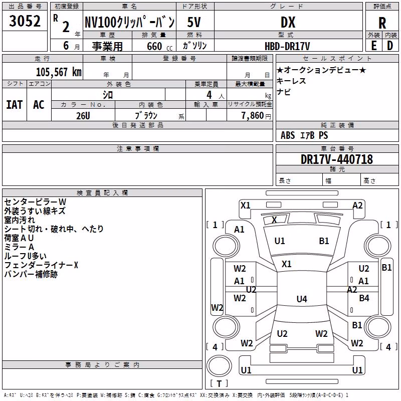 NISSAN NV100 CLIPPER