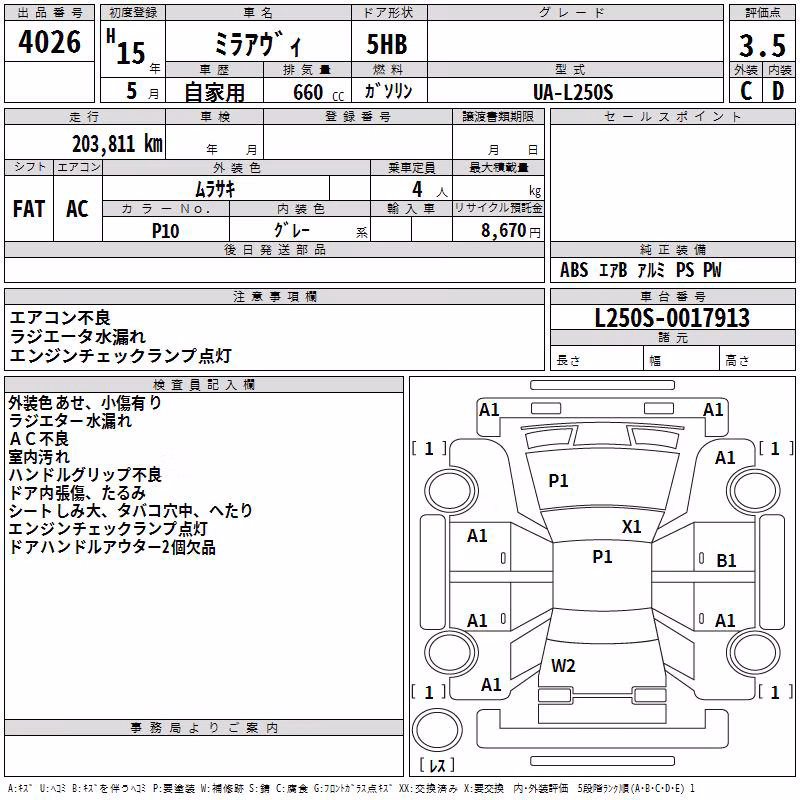 DAIHATSU MIRA AVY