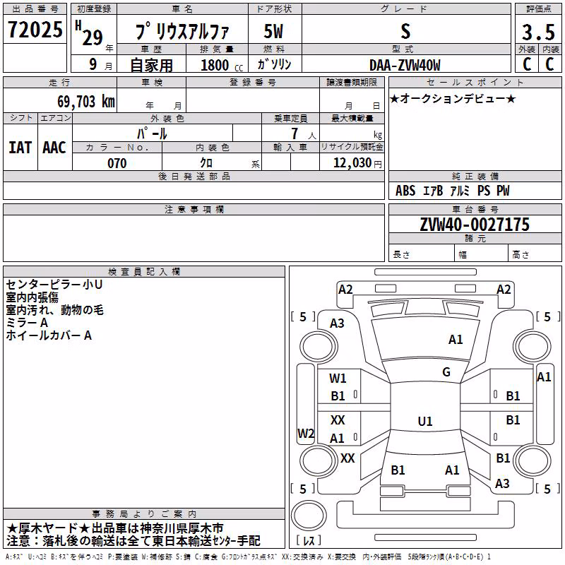 TOYOTA PRIUS ALPHA