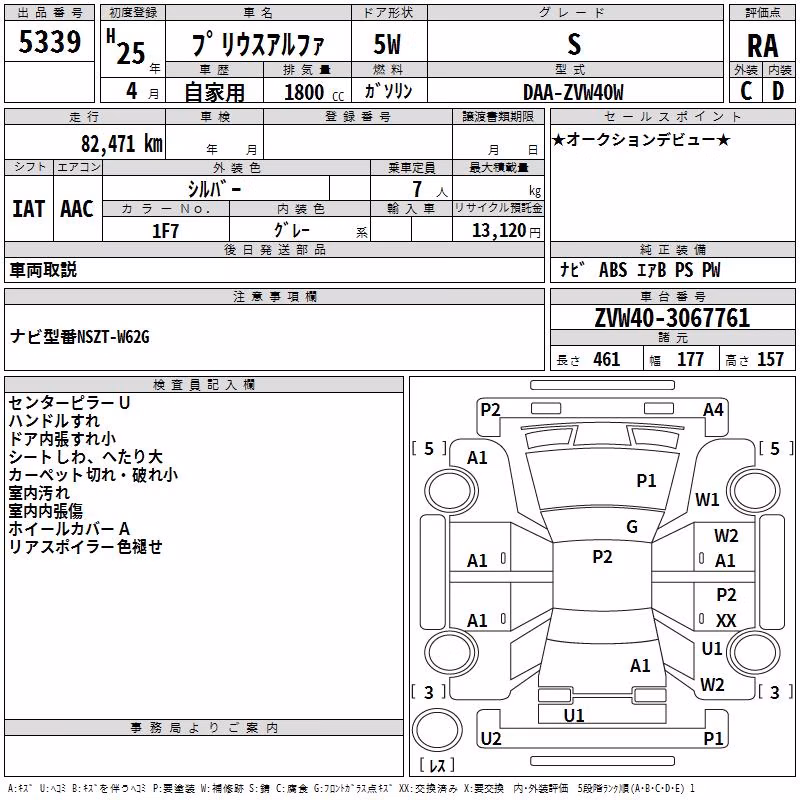TOYOTA PRIUS ALPHA