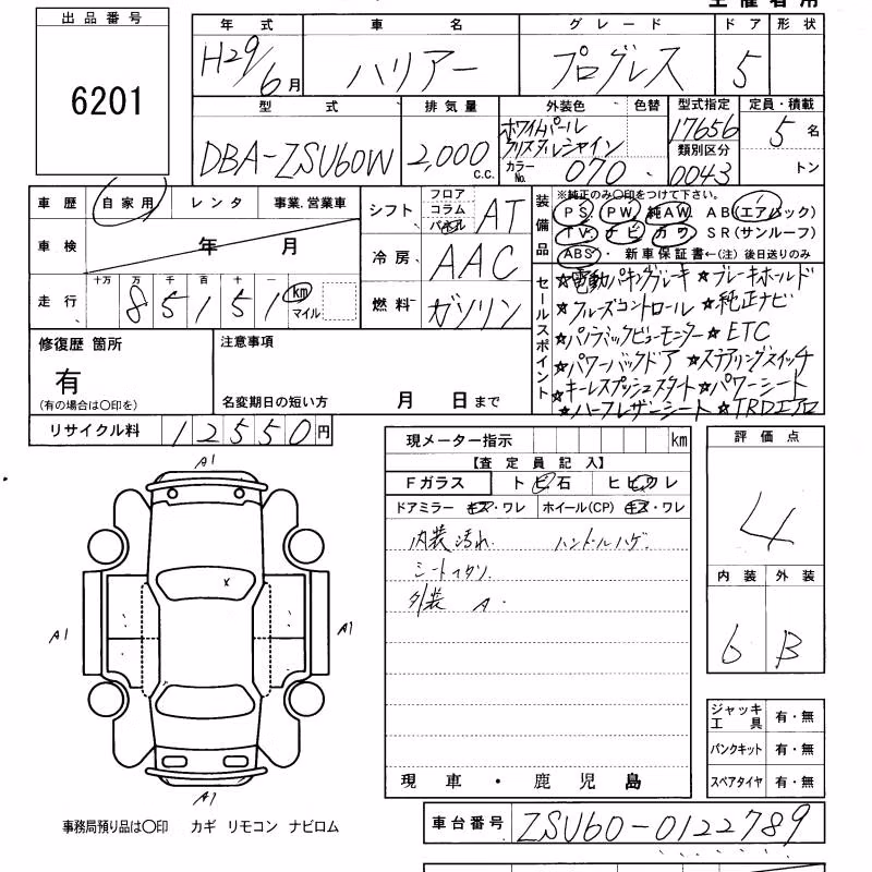 TOYOTA HARRIER