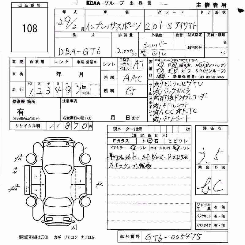 SUBARU IMPREZA