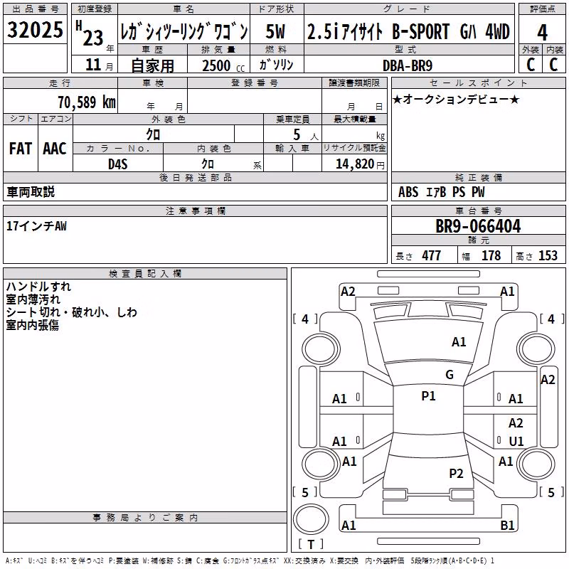 SUBARU LEGACY
