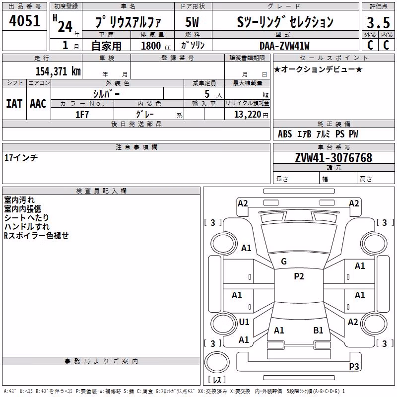 TOYOTA PRIUS ALPHA