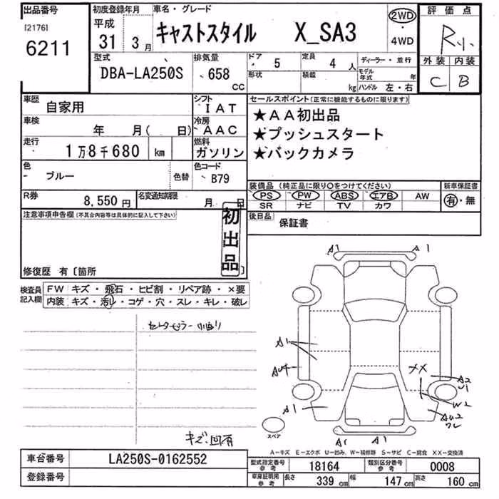 DAIHATSU CAST