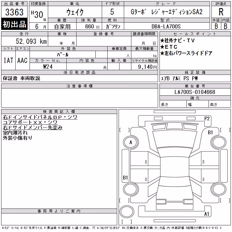 DAIHATSU WAKE