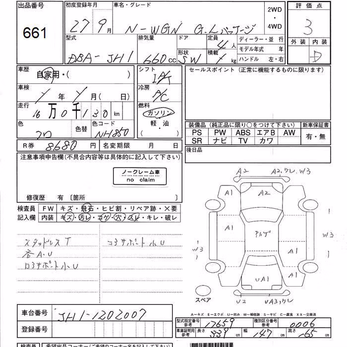 HONDA N-WGN