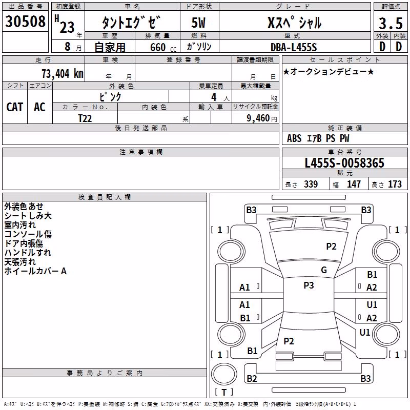 DAIHATSU TANTO EXE