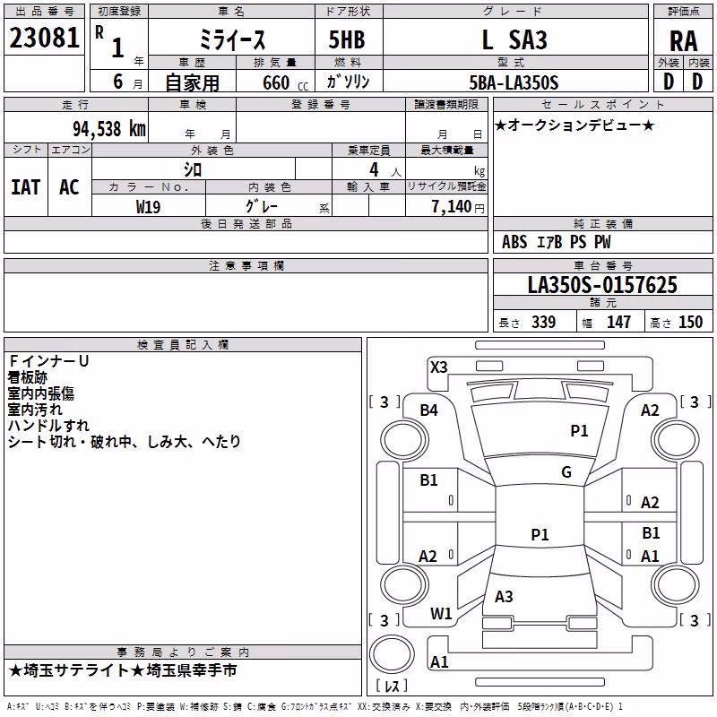 DAIHATSU MIRA E:S
