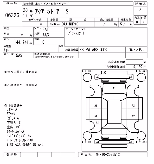 TOYOTA AQUA