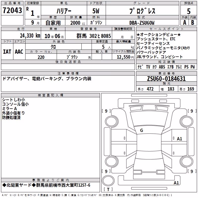 TOYOTA HARRIER