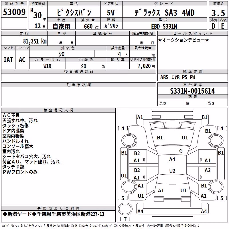 TOYOTA PIXIS VAN