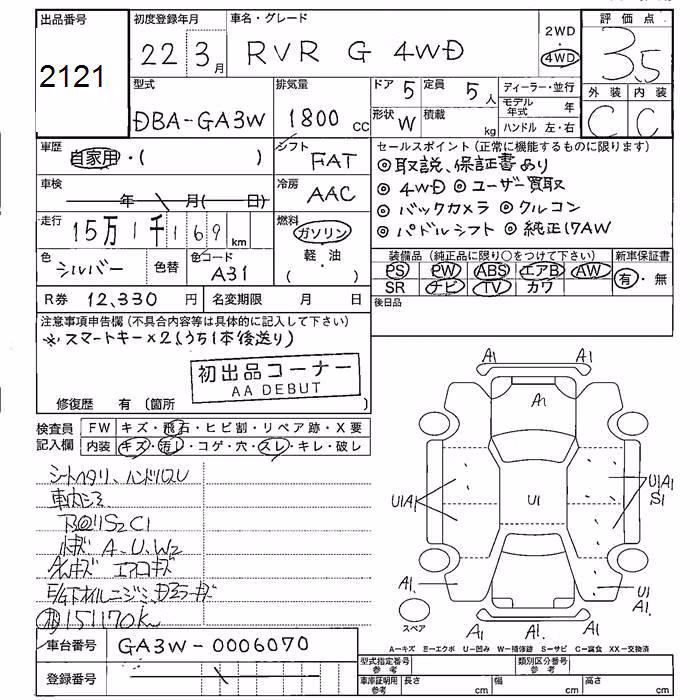 MITSUBISHI RVR