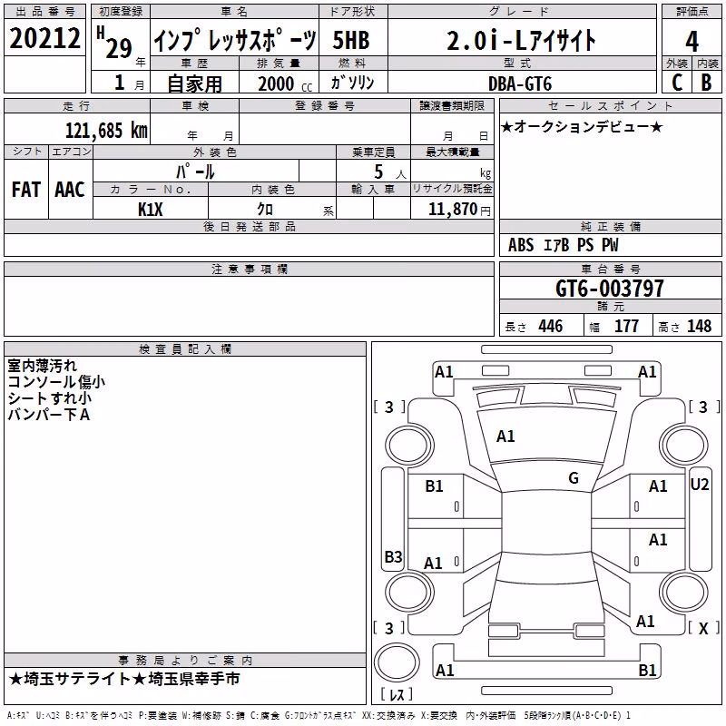 SUBARU IMPREZA