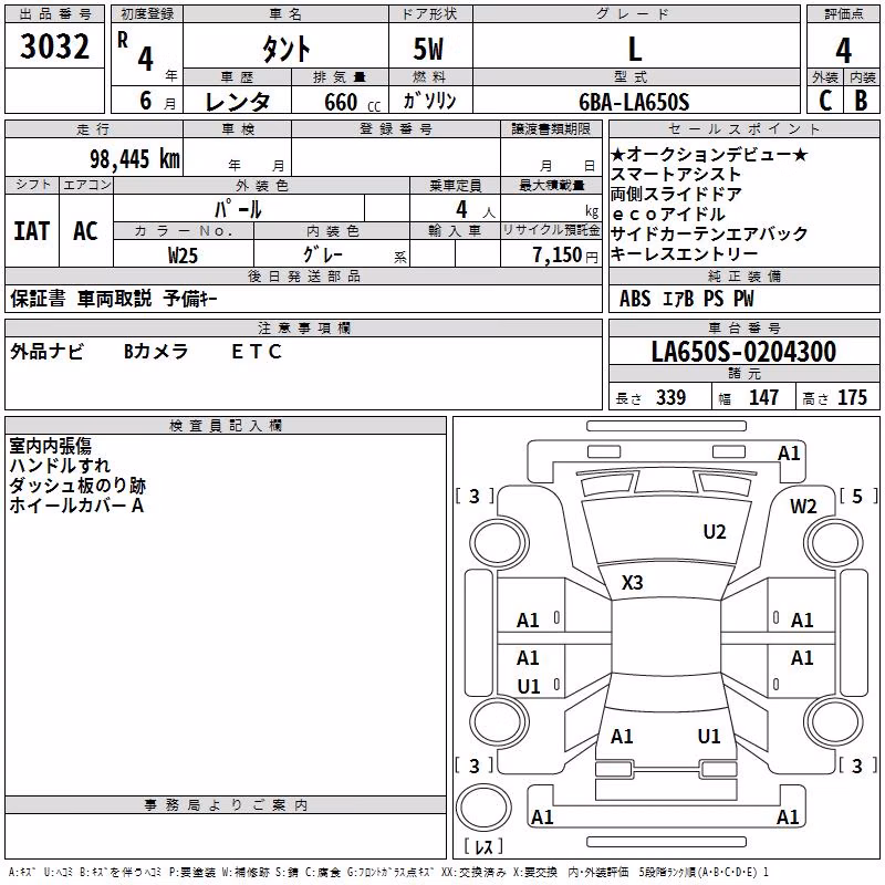 DAIHATSU TANTO