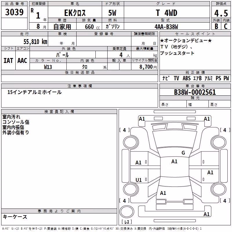 MITSUBISHI EK X