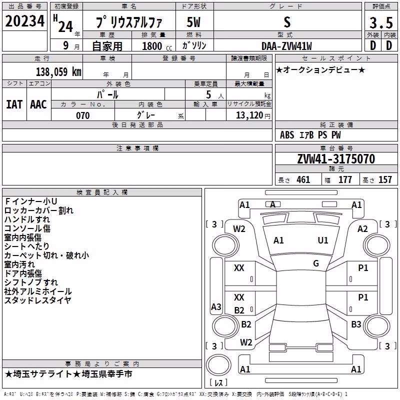 TOYOTA PRIUS ALPHA