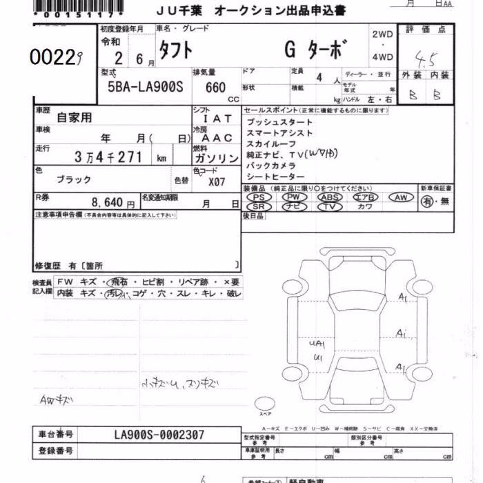 DAIHATSU TAFT