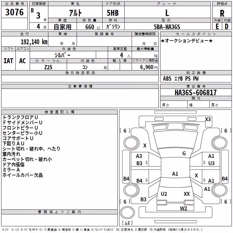 SUZUKI ALTO