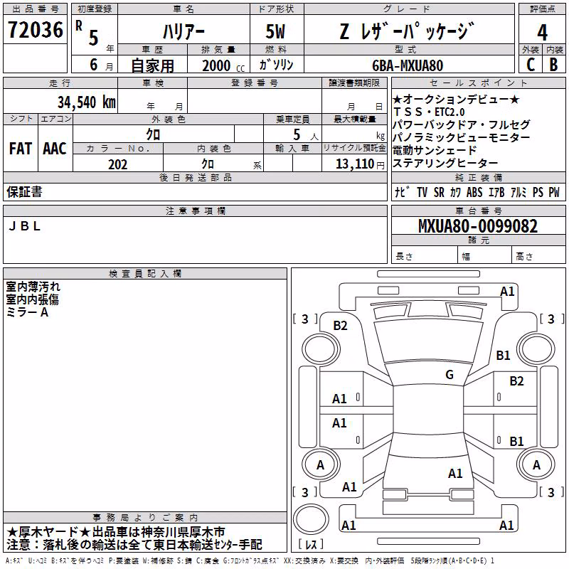 TOYOTA HARRIER