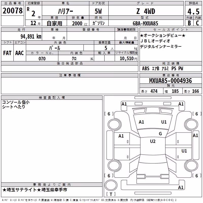 TOYOTA HARRIER