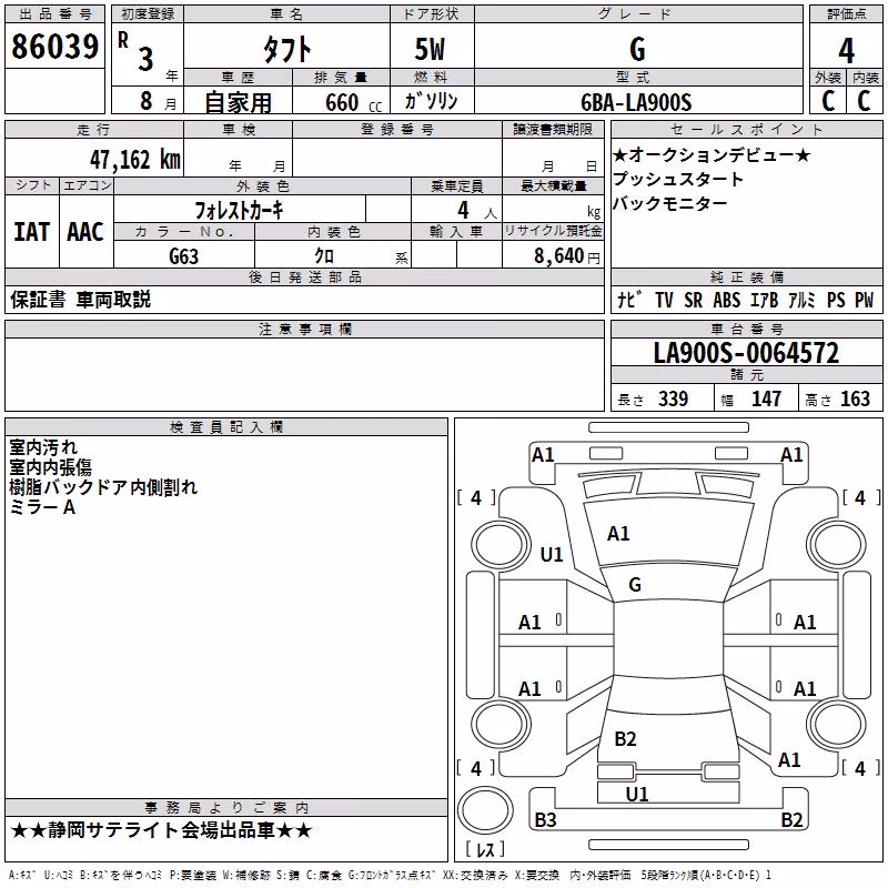 DAIHATSU TAFT