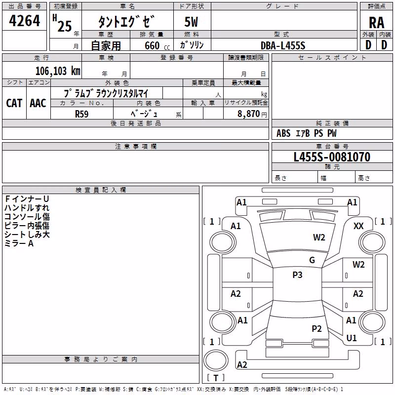 DAIHATSU TANTO EXE