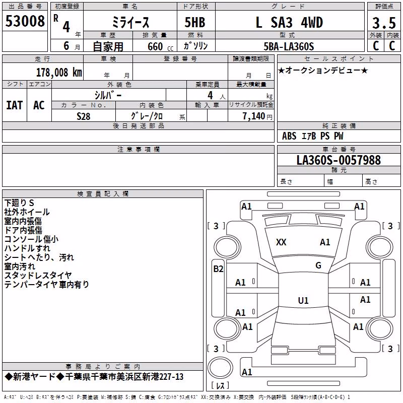 DAIHATSU MIRA E:S