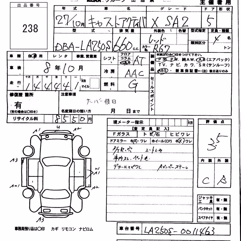 DAIHATSU CAST