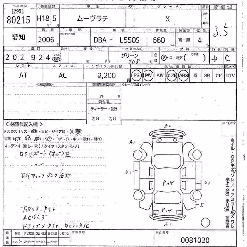 DAIHATSU MOVE LATTE